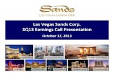 Las Vegas Sands Corp. Earnings Call PresentationNet Debt to Trailing Twelve Months EBITDA 0.3 x2.3 x5.8 xNM 1.4 x Trailing Twelve Months EBITDA – $4.55 billion Trailing Twelve Months