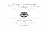 CITY OF PITTSBURGH Office of Management & Budgetapps.pittsburghpa.gov/redtail/images/4864_City_of_Pittsburgh_Towin… · such as rivers or over embankments, and in any unusual situation