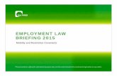 EMPLOYMENT LAW BRIEFING 2015 - DLA Piper/media/Files/Insights/Events/2015/01... · Are status updates a solicitation? Coface Collections North America, 430 Fed. Appx. 1162 (3rd Cir.