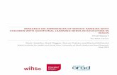 RESEARCH ON EXPERIENCES OF SERVICE FAMILIES WITH … ON... · 2. Research the experiences of families and stakeholders in respect of supporting Service children with SEN/ALN; and