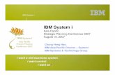 IBM System i€¦ · IBM has not tested these products and cannot confirm the accuracy of performance, capability, or any other claims related to non-IBM products. Questions on the
