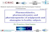 Pharmacokinetics, pharmacodynamics and pharmacogenetics of ... · Pharmacokinetics, pharmacodynamics and pharmacogenetics of aripiprazole and olanzapine in healthy subjects Dr. Francisco