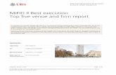 MiFID II Best execution Top five venue and firm report€¦ · 30/04/2018  · Under MiFID II, UBS is required to put in place an order execution and handling policy (MiFID II order