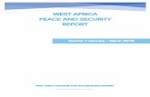 West Africa Peace and Security Report Q1 15-04-19...2019/04/15  · Quarter 1 (January – March 2019) WEST AFRICA PEACE AND SECURITY REPORT WEST AFRICA NETWORK FOR PEACEBUILDING (WANEP)