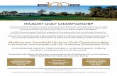 HICKORY GOLF CHAMPIONSHIP - The Society of Hickory Golfers · in the world-renowned golfing region of the Melbourne Sandbelt. Commonwealth is highly rated amongst Australia’s top