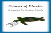 Oceans of Plastic€¦ · Show the children a globe or map. Get them to point out the oceans. ... • Bag of clean rubbish including plastic bags, string, bottles tops etc. ... For