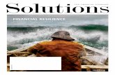 FINANCIAL RESILIENCEloneyfinancial.com/pdf/Solutions_Fall2016_e.pdfseeking information but also from our own mistakes and from the experiences of others. However, there is no life