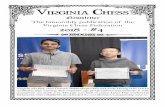 VIRGINIA CHESSvachess.org/news/2018-4.pdf · Isaac Spence leading the way with a pair of them (504 points and 460 points), earning a chess book and a 173-point bump to his rating.