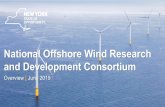 National Offshore Wind Research and Development Consortium · construction, cable laying, crew transfer, and service operation vessels. Offshore Wind Digitization through Advanced
