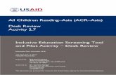 All Children Reading Asia (ACR Asia) Desk Review Activity ...ierc-publicfiles.s3.amazonaws.com/public/resources/ACR-Asia_Desk_Review...Asian countries? What interventions to date have