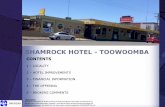SHAMROCK HOTEL - TOOWOOMBA...shamrock hotel - toowoomba contents 1 – locality 2 – hotel improvements 3 – financial information 4 – the offering 5 – brokers comments