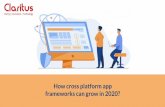 This is How Cross Platform App Frameworks can Grow