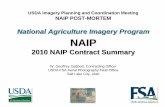 USDA Imagery Planning and Coordination Meeting NAIP POST ...€¦ · program for partners to plan their budgets • Staying current with ever evolving requirements and specifications