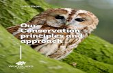 Our Conservation principles and approach · Conservation at the Woodland Trust: our principles and approach. Our conservation activities focus on the protection, creation, restoration