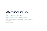 AcronisCyber Infrastructure3 · 2019-11-20 · Amazon us. S3 API Planned in (User Key) S3 Orchestration REST API (Admin Key) Space User management Traffic Operations . Admin can get