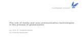 The role of media and new communication technologies in ...ffffffff-8e67-00b2... · The role of media and new communication technologies in the process of globalization ... Corporations