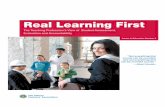 Real Learning Firstpeople.ucalgary.ca/~cwebber/ASAS/Real_Learning_First.pdfpr nc ples regard ng student assessment, student evaluat on and educat onal ... Curr culum development and