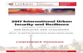 22001177 IInntteerrnnaattiioonnaall UUrrbbaann SSeeccuurriittyy …cpcml.ca/publications2017/170203-IRRG-Toronto-Program.pdf · 2017-02-12 · 2016, overseeing security subject matter