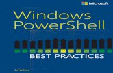 Windows PowerShell Best Practicesptgmedia.pearsoncmg.com/images/9780735666498/samplepages/... · 2014-11-14 · ChaPtEr 20 Using the Windows PowerShell ISE 605 ChaPtEr 21 Using Windows