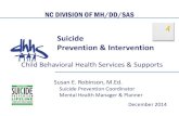 Suicide Prevention & Intervention...2012/08/14  · Trauma informed community engagement –“it takes a village” Outreach to high risk groups –foster care, military families