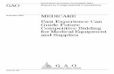 GAO-04-765 Medicare: Past Experience Can Guide Future ...Aronovitz at (312) 220-7600. Highlights of GAO-04-765, a report to congressional committees. September 2004 MEDICARE Past Experience