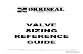 VALVE SIZING REFERENCE GUIDE - Norriseal-WellMark · VALVE SIZING REFERENCE GUIDE - Norriseal-WellMark ... 1 p: :