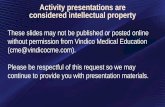 Activity presentations are considered intellectual property · 24-week CDP 25% reduction in risk of CDP (P=.0365) Progression rate of walking time 29% reduction versus placebo (P=.0404)