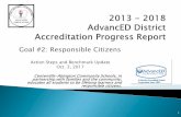 Goal #2: Responsible Citizens - centerville.k12.in.us...Action Steps and Benchmark Update . Oct. 3, 2017 . Centerville-Abington Community Schools, in partnership with families and