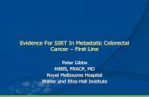Evidence For SIRT In Metastatic Colorectal Cancer …...Overview 1. First line data – Clinical trials and other 2. Personal experience of first line SIRT – Case presentations •