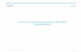 Cisco Catalyst 9300 Series Switches Data Sheet · 2020-01-23 · Cisco Universal Power over Ethernet (Cisco UPOE®) and Power over Ethernet Plus (PoE+) ports. The switches are based