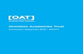 Ormiston Academies Ormiston Academies Trust | Curriculum Statement 201 DRAFT CHANGE â€œKnowledge for