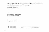 2013 IEEE International Symposium on Information Theory ...toc.proceedings.com/19451webtoc.pdf · Istanbul, Turkey 7-12 July 2013 IEEE Catalog Number: ISBN: CFP13SIF-POD 978-1-4799-0444-0