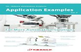 FA・Robotic Automation Products Application Examples · Expansion Locating Pin High-Accuracy Locating Auto Coupler Air・Fluid Supply to Pallet Location Clamp ... Exclusive non-backlash