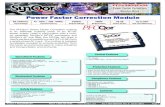 Power Factor Correction Module…Figure 5: Output power vs. leading power factor, PFC module only Figure 6: DC output voltage range vs. input voltage Product # PFCU390QPx04 Phone 1-888-567-9596