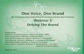 One Voice, One Brand...• Backgrounder The Links, Incorporated Case Statement ... program impact utilizing key words/key phrases from Links Branding Strategy and/or Chapter Strategic