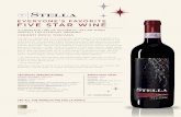 LosDos Shelf Talker final layout...Beautiful garnet in color, with rich layers of tart red cherry, sweet spice and dusty leather, Stella Chianti offers a slight tannic kick on the