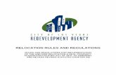 RELOCATION RULES AND REGULATIONS - Las Vegas · and NRS 342 with respect to activities of the City of Las Vegas Redevelopment Agency (the “Agency”): ... to decide whether the