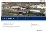AY FlyerTemplate 2019 4pg Retail · FOR SALE Property Highlights Partnership. Performance. avisonyoung.com • 6,000 SF Available Warehouse Space • 2,000 SF Available Office Space