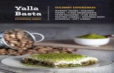 TEAM BUILDING | FUN DAYS TASTING CARDS | TASTINGS WITH Experience ISRAEL … · 2018-08-30 · Yalla Basta is the largest culinary tourism company in Israel. We founded it in 2012