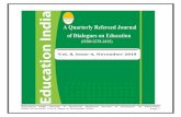 Vol. 8, Issue-4, November-2019 Page 1. 8 Issue-4, November2… · Page 1 Vol. 8, Issue-4, November-2019 Page 1. Education India Journal: A Quarterly Refereed Journal of Dialogues