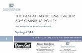 Pan atlantic sms group 47th omnibus poll · •Pan Atlantic SMS Group is a Maine-based, independent marketing research and consulting firm which is currently in its 29th year of successful