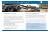 Community Newsletter 1 – March 2018 Kingsford to Randwick ... · presentation on why the project is needed, how the preferred ... Final community feedback as part of project review.
