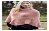 1680 - Poncho with big turtle neck in Mayflower Fake Fur. · Poncho. Start with the turtle neck, the poncho is knitted from the top down. Cast on 88(96)100(104)112 (116) sts on circular