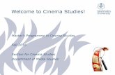 Welcome to Cinema Studies!/menu...Courses and Programs First Cycle (undergraduate) level in Swedish: – Cinema Studies I, 30 ECTS – Cinema Studies II, 30 ECTS – Bachelor Course,