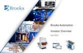 Brooks Automation Investor Overviewbrooks.investorroom.com/image/Brooks+Automation...Investor Overview. Safe Harbor Statement 2 “SafeHarbor”Statement under the U.S. Private Securities