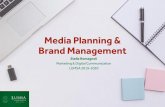 Media Planning & Brand Management€¦ · ATL Vs. BTL Advertising or ATL (above-the-line): • Paid communication on mass media BTL (below-the-line) we mean all the other paid forms