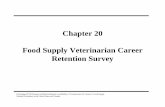 Chapter 20 Food Supply Veterinarian Career Retention Survey · 2019-10-11 · The email lists of members from multiple veterinary professional associations were compiled and duplicate