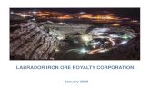 LABRADOR IRON ORE ROYALTY CORPORATION...LIORC FINANCIAL HIGHLIGHTS Third Quarter Fiscal Year 2019 2018 2018 2017 ($ in millions except per share information) Revenue 46.2 44.6 130.9