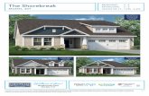 The Shorebreak€¦ · bath 1 opt. deluxe master bath 2 stairs @ opt. second floor opt. gourmet kitchen island w covered porch (179 sq. ft.) great room (opt. tray) master bedroom