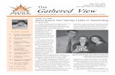 Our 30th Year of Publication Gathered View · 2019-06-18 · May-June 2005 The Gathered View 5 Let’s Love Our Children By Taking Control President’s View Carolyn Loker Dear Families,